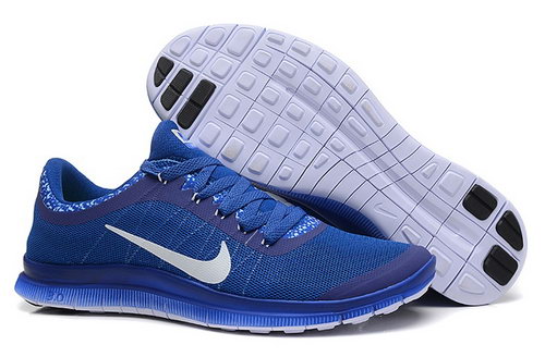 Nike Free 3.0 V6 Ext Mens Shoes Ocean Blue White Reduced